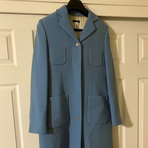 Beautiful blue size 6 JCrew coat.